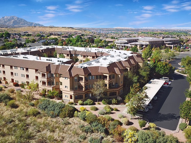 Aerial View of Prescott Lakes Apartments at Prescott Lakes Apartments in Prescott, AZ
